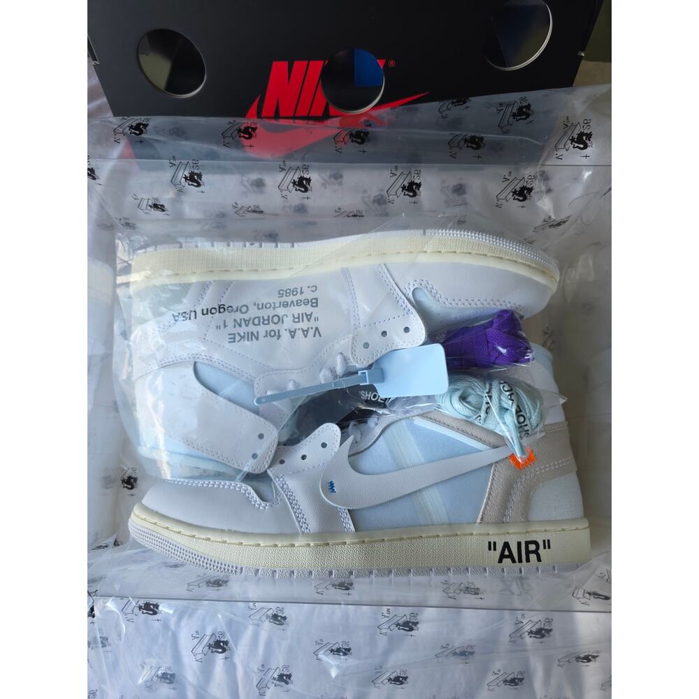 DS Virgil Abloh Archive x Air Jordan 1 Retro High OG 'Alaska' Size 11